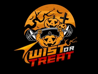 Twist or Treat (logo name) Twisted Cycle (Company Name)  logo design by DreamLogoDesign