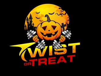 Twist or Treat (logo name) Twisted Cycle (Company Name)  logo design by DreamLogoDesign