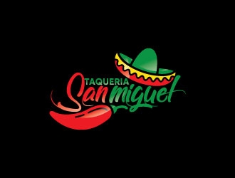 Taqueria San Miguel  logo design by Erasedink