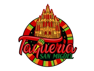 Taqueria San Miguel  logo design by DreamLogoDesign