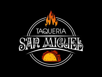 Taqueria San Miguel  logo design by JessicaLopes