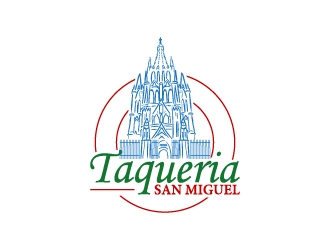 Taqueria San Miguel  logo design by BaneVujkov