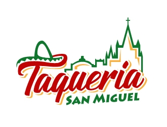 Taqueria San Miguel  logo design by jaize
