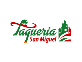 Taqueria San Miguel  logo design by mikael