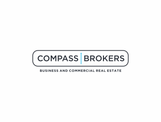 Compass Brokers, Business and Commercial Real Estate logo design by ammad