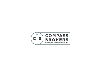 Compass Brokers, Business and Commercial Real Estate logo design by jadug