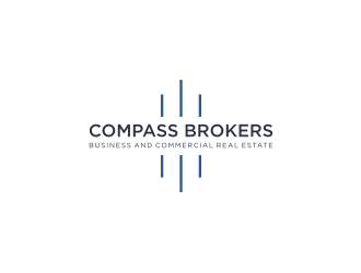 Compass Brokers, Business and Commercial Real Estate logo design by Susanti