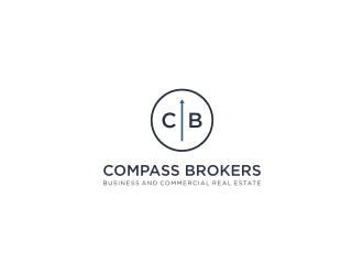 Compass Brokers, Business and Commercial Real Estate logo design by Susanti