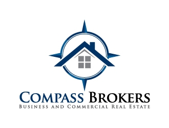 Compass Brokers, Business and Commercial Real Estate logo design by J0s3Ph