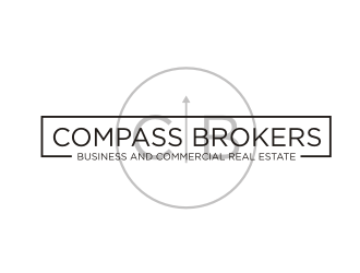 Compass Brokers, Business and Commercial Real Estate logo design by Franky.