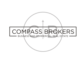 Compass Brokers, Business and Commercial Real Estate logo design by Franky.