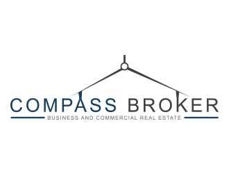 Compass Brokers, Business and Commercial Real Estate logo design by zubi