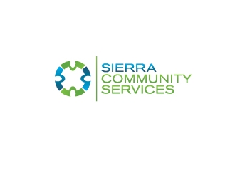 Sierra Community Services logo design by GreenLamp