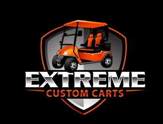 Extreme Custom Carts logo design by DreamLogoDesign