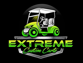 Extreme Custom Carts logo design by DreamLogoDesign