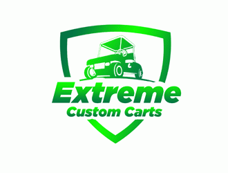 Extreme Custom Carts logo design by DonyDesign
