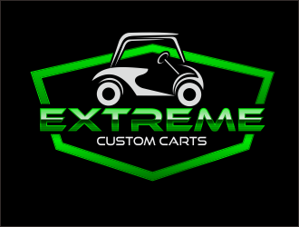 Extreme Custom Carts logo design by bosbejo