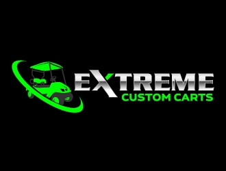 Extreme Custom Carts logo design by jaize