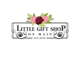 Little Gift Shop on Main  Or Main Street Gift Co logo design by Suvendu