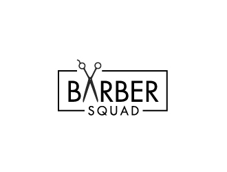 Barber Squad logo design by my!dea