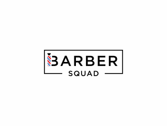 Barber Squad logo design by haidar