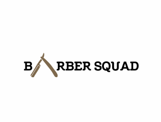 Barber Squad logo design by serprimero
