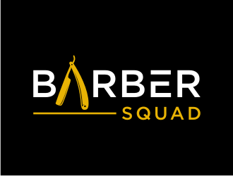 Barber Squad logo design by alby