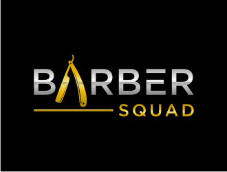 Barber Squad logo design by alby