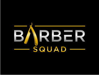 Barber Squad logo design by alby