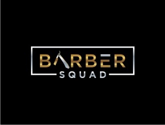 Barber Squad logo design by bricton