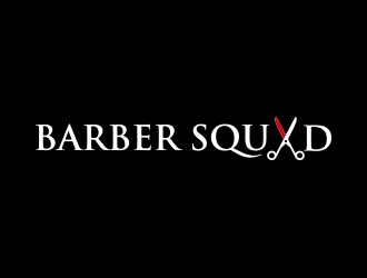 Barber Squad logo design by fawadyk