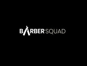 Barber Squad logo design by dgenzdesigns
