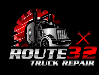 Route 32 Truck Repair  logo design by tec343