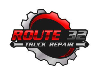 Route 32 Truck Repair  logo design by kopipanas