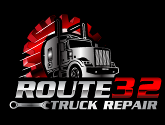 Route 32 Truck Repair  logo design by tec343