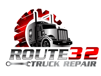 Route 32 Truck Repair  logo design by tec343