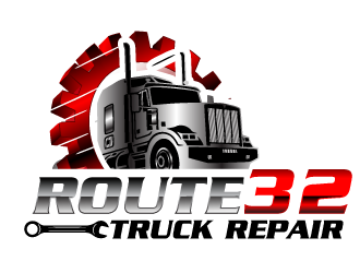 Route 32 Truck Repair  logo design by tec343