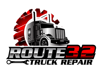 Route 32 Truck Repair  logo design by tec343
