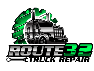 Route 32 Truck Repair  logo design by tec343