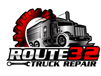 Route 32 Truck Repair  logo design by tec343