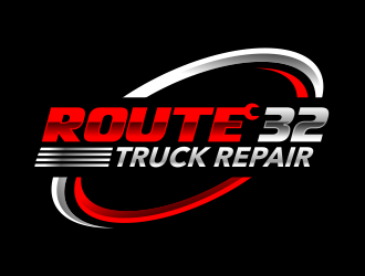 Route 32 Truck Repair  logo design by ingepro