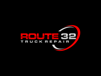 Route 32 Truck Repair  logo design by haidar
