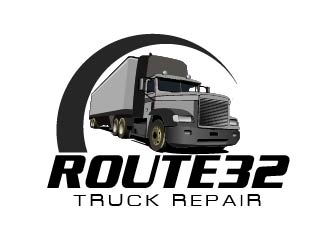 Route 32 Truck Repair  logo design by ruthracam