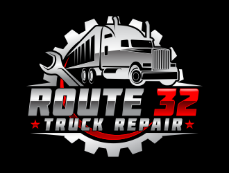Route 32 Truck Repair  logo design by agus