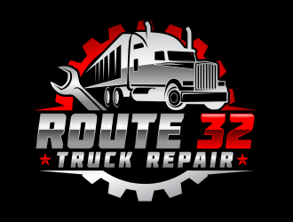 Route 32 Truck Repair  logo design by agus