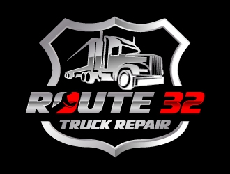 Route 32 Truck Repair  logo design by jaize
