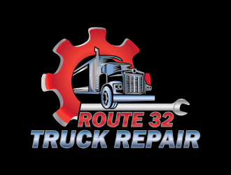 Route 32 Truck Repair  logo design by nona