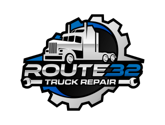 Route 32 Truck Repair  logo design by mikael