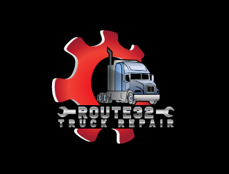 Route 32 Truck Repair  logo design by nona