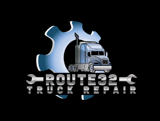 Route 32 Truck Repair  logo design by nona